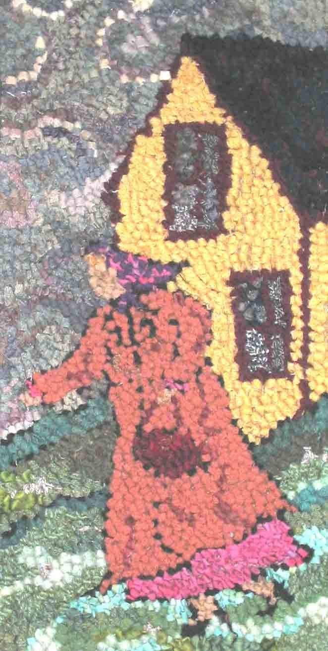 update alt-text with template Getting Out of the House - 12 by 24" Rug Hooking Pattern or Kit-vendor-unknown-Rug Hooking Kit -Rug Hooking Pattern -Rug Hooking -Deanne Fitzpatrick Rug Hooking Studio -Is rug hooking the same as punch needle?