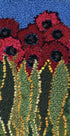 update alt-text with template Modern Poppy - 8" x 16" Rug Hooking Pattern or Kit-Patterns,Kits-vendor-unknown-Rug Hooking Kit -Rug Hooking Pattern -Rug Hooking -Deanne Fitzpatrick Rug Hooking Studio -Is rug hooking the same as punch needle?