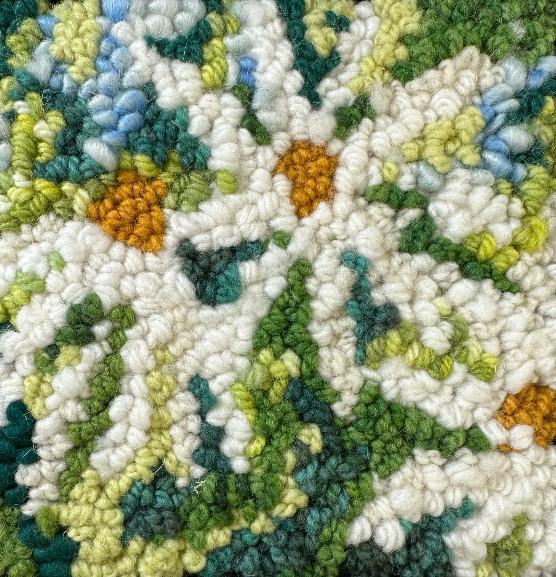 update alt-text with template WHOLESALE: Loves Me - Rug Hooking Kit 6" X 6"-Kits-Deanne Fitzpatrick Rug Hooking Studio-Rug Hooking Kit -Rug Hooking Pattern -Rug Hooking -Deanne Fitzpatrick Rug Hooking Studio -Is rug hooking the same as punch needle?