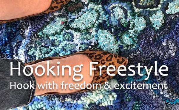 update alt-text with template Hooking Freestyle: Making Rugs with Creative Freedom-Online Learning-Deanne Fitzpatrick Rug Hooking Studio-Rug Hooking Kit -Rug Hooking Pattern -Rug Hooking -Deanne Fitzpatrick Rug Hooking Studio -Is rug hooking the same as punch needle?