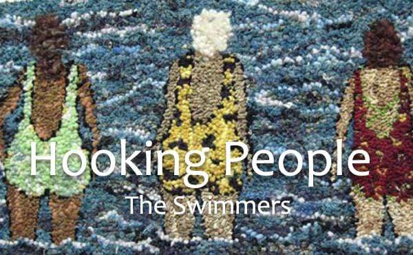 update alt-text with template Hooking People on a Small Scale: The Swimmers-Online Learning-vendor-unknown-Rug Hooking Kit -Rug Hooking Pattern -Rug Hooking -Deanne Fitzpatrick Rug Hooking Studio -Is rug hooking the same as punch needle?