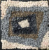 update alt-text with template Modern Square Rug 6" x 6"-Original Rugs-Deanne Fitzpatrick Rug Hooking Studio-Rug Hooking Kit -Rug Hooking Pattern -Rug Hooking -Deanne Fitzpatrick Rug Hooking Studio -Is rug hooking the same as punch needle?