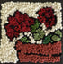 update alt-text with template Rugosa Rose 6" x 6" Framed-Rugs for sale-Deanne Fitzpatrick Rug Hooking Studio-Rug Hooking Kit -Rug Hooking Pattern -Rug Hooking -Deanne Fitzpatrick Rug Hooking Studio -Is rug hooking the same as punch needle?