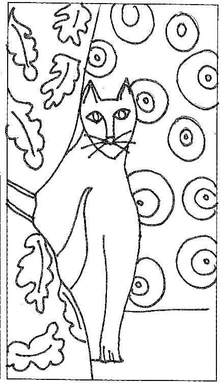 update alt-text with template Cat in the Curtains 11" x 19" - Rug Hooking Pattern or Kit-Patterns-vendor-unknown-Rug Hooking Kit -Rug Hooking Pattern -Rug Hooking -Deanne Fitzpatrick Rug Hooking Studio -Is rug hooking the same as punch needle?
