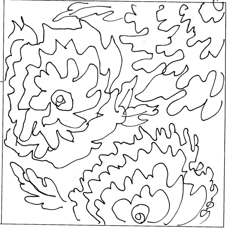update alt-text with template Chrysanthemum 40" x 40" - Rug Hooking Pattern or Kit-Patterns-vendor-unknown-Rug Hooking Kit -Rug Hooking Pattern -Rug Hooking -Deanne Fitzpatrick Rug Hooking Studio -Is rug hooking the same as punch needle?