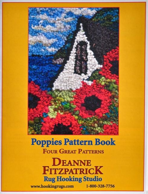 update alt-text with template Poppies Pattern Book - Free Shipping-Patterns-vendor-unknown-Rug Hooking Kit -Rug Hooking Pattern -Rug Hooking -Deanne Fitzpatrick Rug Hooking Studio -Is rug hooking the same as punch needle?