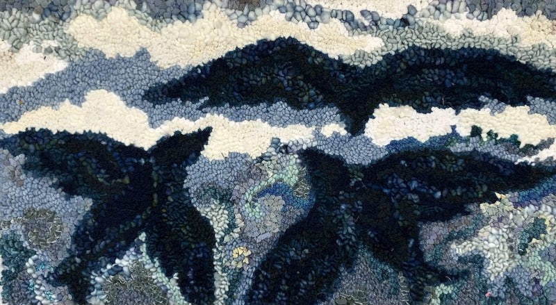 update alt-text with template Maritime Sky - 27" x 15" Rug Hooking Pattern or Kit-Patterns-Deanne Fitzpatrick Rug Hooking Studio-Rug Hooking Kit -Rug Hooking Pattern -Rug Hooking -Deanne Fitzpatrick Rug Hooking Studio -Is rug hooking the same as punch needle?