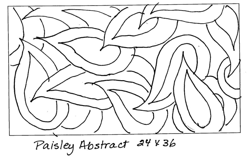 update alt-text with template Paisley Abstract - 24" x 36" Rug Hooking Pattern or kit-Patterns-vendor-unknown-Rug Hooking Kit -Rug Hooking Pattern -Rug Hooking -Deanne Fitzpatrick Rug Hooking Studio -Is rug hooking the same as punch needle?