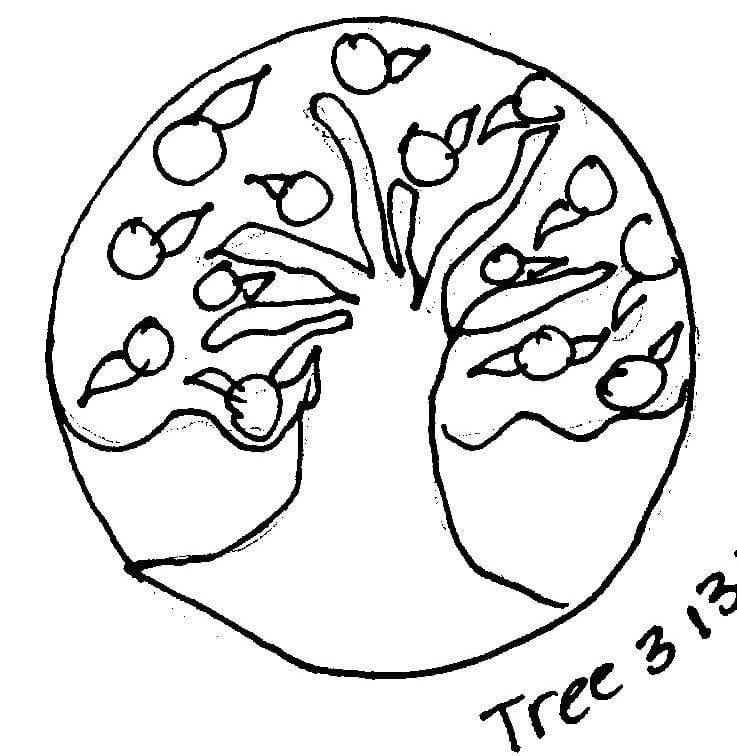 update alt-text with template Tree #3 - 13" Round Rug Hooking Pattern or Kit-Patterns-vendor-unknown-Rug Hooking Kit -Rug Hooking Pattern -Rug Hooking -Deanne Fitzpatrick Rug Hooking Studio -Is rug hooking the same as punch needle?