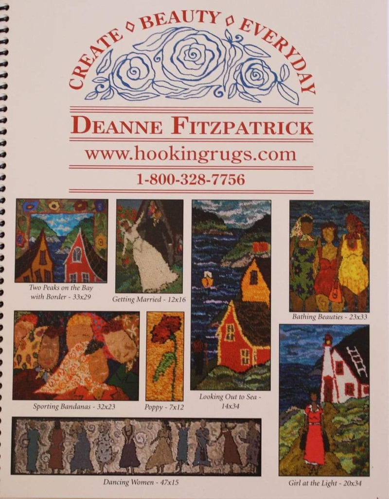 update alt-text with template Deanne's Pattern Catalogue-Supplies-vendor-unknown-Rug Hooking Kit -Rug Hooking Pattern -Rug Hooking -Deanne Fitzpatrick Rug Hooking Studio -Is rug hooking the same as punch needle?