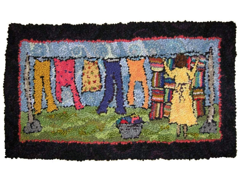 update alt-text with template The Wash - 17" by 11" Pattern and/or Kit-vendor-unknown-Rug Hooking Kit -Rug Hooking Pattern -Rug Hooking -Deanne Fitzpatrick Rug Hooking Studio -Is rug hooking the same as punch needle?