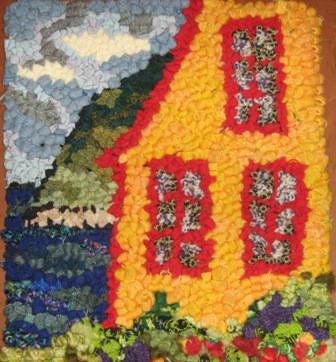 update alt-text with template Three Window House - 10X12 Pattern or Kit-vendor-unknown-Rug Hooking Kit -Rug Hooking Pattern -Rug Hooking -Deanne Fitzpatrick Rug Hooking Studio -Is rug hooking the same as punch needle?