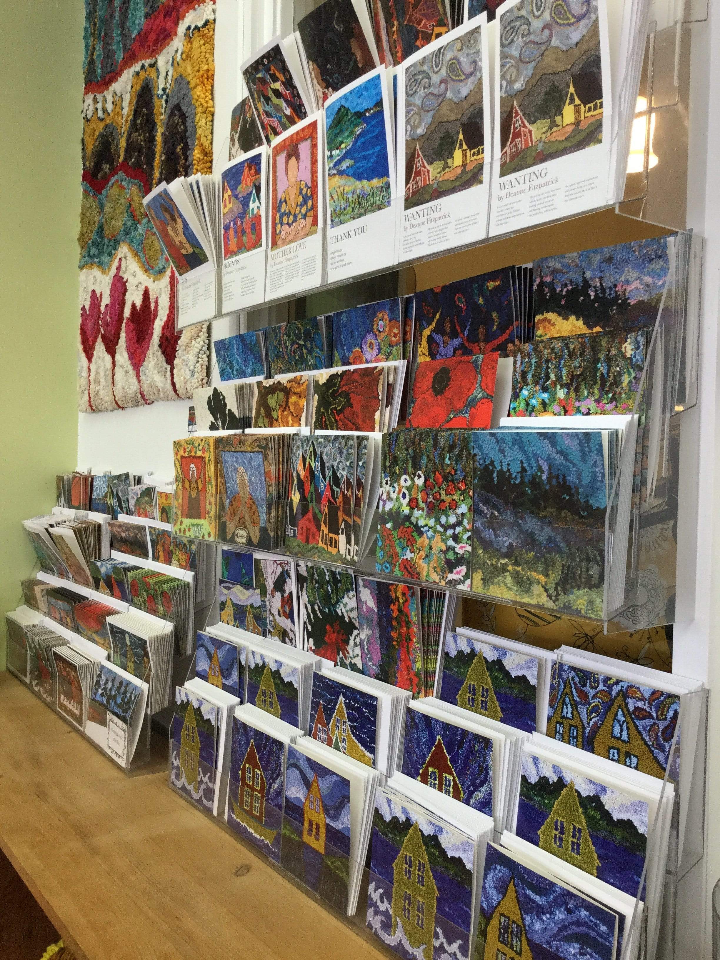update alt-text with template WHOLESALE: Greeting Cards - Studio Pick-Deanne Fitzpatrick Rug Hooking Studio-Rug Hooking Kit -Rug Hooking Pattern -Rug Hooking -Deanne Fitzpatrick Rug Hooking Studio -Is rug hooking the same as punch needle?