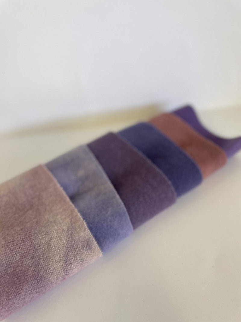 Wool Cloth - Shades of Salmon – Deanne Fitzpatrick Rug Hooking Studio